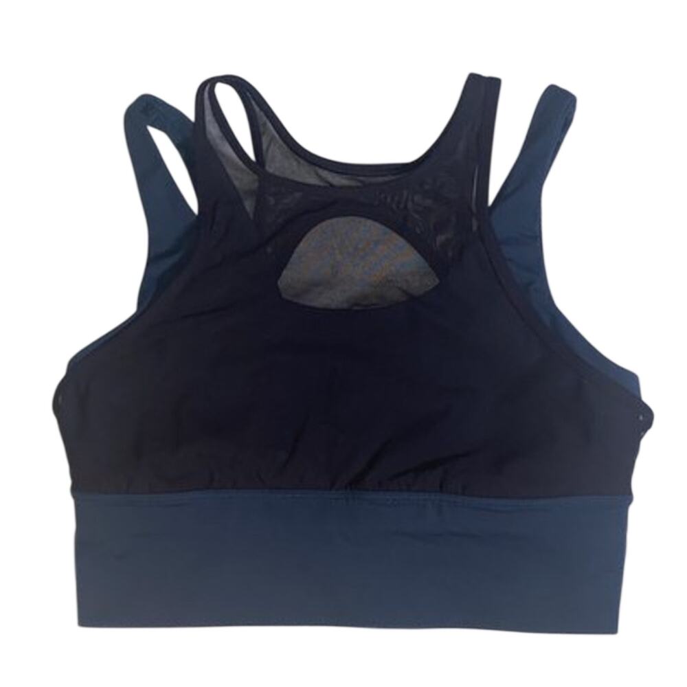 Lululemon Double Tap Bra II Size 8 Submarine Teal Black SUBM/BLk